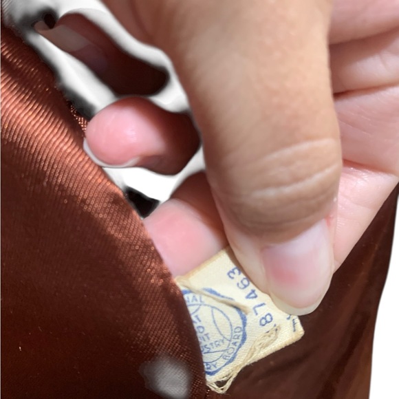 Vntg 50’s Gus Mayer Volup Brown Plaid Double-Breasted Pea Coat sz XL - Picture 10 of 11